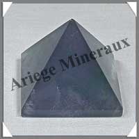 FLUORITE Bleu Vert - PYRAMIDE - 40x40x35 mm - 73 grammes - C021