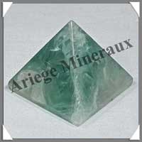 FLUORITE Verte - PYRAMIDE - 44x44x38 mm - 96 grammes - C027
