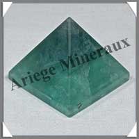 FLUORITE Verte - PYRAMIDE - 43x43x40 mm - 93 grammes - C029