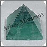 FLUORITE Verte - PYRAMIDE - 43x43x40 mm - 93 grammes - C029