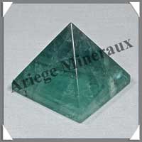 FLUORITE Verte - PYRAMIDE - 43x43x40 mm - 93 grammes - C029