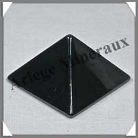HEMATITE - PYRAMIDE - 40x40x25 mm - 75 grammes - C002