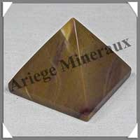 MOKAITE Fonce - PYRAMIDE - 40x40x37 mm - 65 grammes - C002