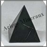 ONYX NOIR - PYRAMIDE - 91x83x83 mm - 555 grammes - A001
