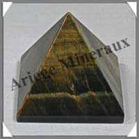 OEIL DE TIGRE - PYRAMIDE - 44x44x40 mm - 83 grammes - C002