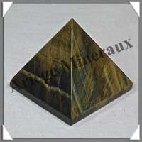 OEIL DE TIGRE - PYRAMIDE - 44x44x40 mm - 83 grammes - C002