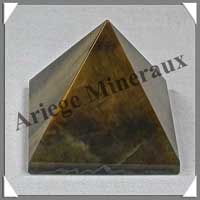 OEIL DE TIGRE - PYRAMIDE - 45x45x43 mm - 91 grammes - C003