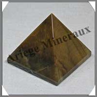 OEIL DE TIGRE - PYRAMIDE - 45x45x43 mm - 91 grammes - C003