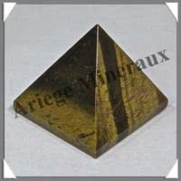 OEIL DE TIGRE - PYRAMIDE - 45x45x43 mm - 93 grammes - C004