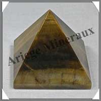 OEIL DE TIGRE - PYRAMIDE - 45x45x41 mm - 92 grammes - C005