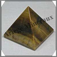OEIL DE TIGRE - PYRAMIDE - 45x45x41 mm - 92 grammes - C005