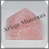 QUARTZ ROSE - PYRAMIDE - 39x39x30 mm - 48 grammes - C004