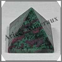 ZOIZITE RUBIS - PYRAMIDE - 45x45x39 mm - 105 grammes - C002