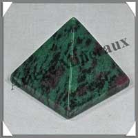 ZOIZITE RUBIS - PYRAMIDE - 45x45x39 mm - 109 grammes - C003