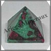 ZOIZITE RUBIS - PYRAMIDE - 45x45x45 mm - 110 grammes - C006