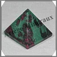 ZOIZITE RUBIS - PYRAMIDE - 45x45x45 mm - 110 grammes - C006