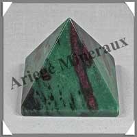 ZOIZITE RUBIS - PYRAMIDE - 45x45x45 mm - 110 grammes - C007