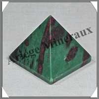ZOIZITE RUBIS - PYRAMIDE - 45x45x45 mm - 110 grammes - C007