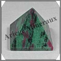ZOIZITE RUBIS - PYRAMIDE - 45x45x45 mm - 110 grammes - C008
