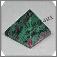 ZOIZITE RUBIS - PYRAMIDE - 45x45x45 mm - 110 grammes - C008
