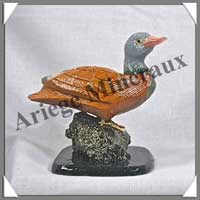 CANARD (Corps en JASPE ROUGE) - 90 mm - A012