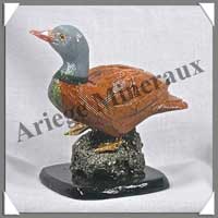 CANARD (Corps en JASPE ROUGE) - 90 mm - A012