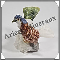 CHAUCHINS Couple - Socle QUARTZ - 70x50x40 mm - A005