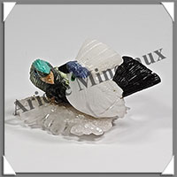 CHAUCHINS Couple - Socle QUARTZ - 55x40x35 mm - A010