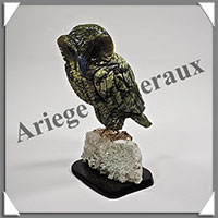 CHOUETTE (Corps en SERPENTINE) - 125x85x65 mm - A023