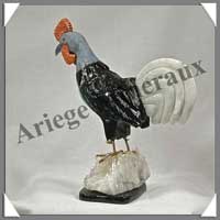 COQ (Corps en ONYX NOIR) - 145x135x65 mm - A007