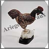 COQ (Corps en LEOPARDITE) - 135x130x75 mm - A013