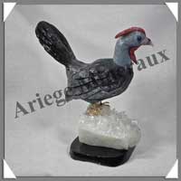 DINDE (Corps en ONYX SARDOINE) - 130x120x65 mm - A002