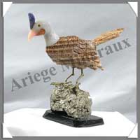 FAISAN (Corps en JASPE PAYSAGE) - 140 mm - A001