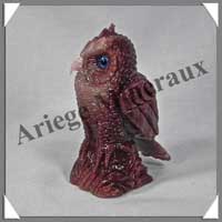 HIBOU Monobloc (Corps en ARAGONITE Fonce) - 90 mm - A013