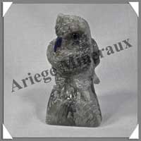 HIBOU Monobloc (Corps en ONYX SARDOINE) - 90 mm - A016