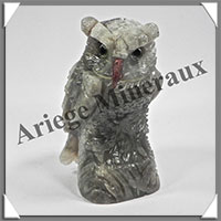 HIBOU Monobloc (Corps en ONYX SARDONE) - 85 mm - A023