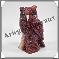 HIBOU Monobloc (Corps en ARAGONITE Fonce) - 80 mm - A024