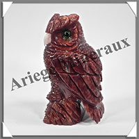 HIBOU Monobloc (Corps en ARAGONITE Fonce) - 80 mm - A024