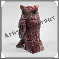 HIBOU Monobloc (Corps en ARAGONITE Fonce) - 90 mm - A027