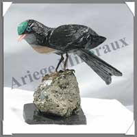 HIRONDELLE (Corps en ONYX NOIR) - 110 mm - A001