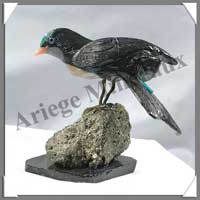 HIRONDELLE (Corps en ONYX NOIR) - 110 mm - A001