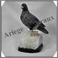 MOUETTE (Corps en ONYX SARDOINE) - 130x90x80 mm - A001