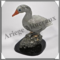 OIE (Corps en ONYX SARDOINE) - 110x100x70 mm - A003