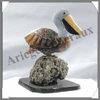 PELICAN ( Corps en ARAGONITE) - 120 mm - A003