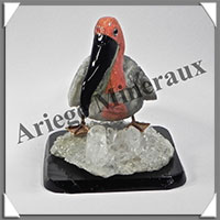 PELICAN ( Corps en ONYX SARDONE) - 110x90x75 mm - A004
