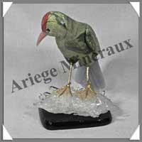 PIC-VERT (Corps en SERPENTINE) - 110x100x80 mm - A005