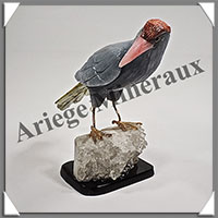 PIC-VERT (Corps en CELESTINE) - 130x125x70 mm - A006