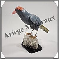 PIC-VERT (Corps en CELESTINE) - 130x125x70 mm - A006