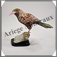 PIC-VERT (Corps en LEOPARDITE) - 130x130x80 mm - A008