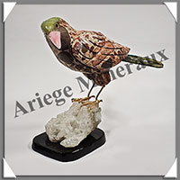 PIC-VERT (Corps en LEOPARDITE) - 130x130x80 mm - A008